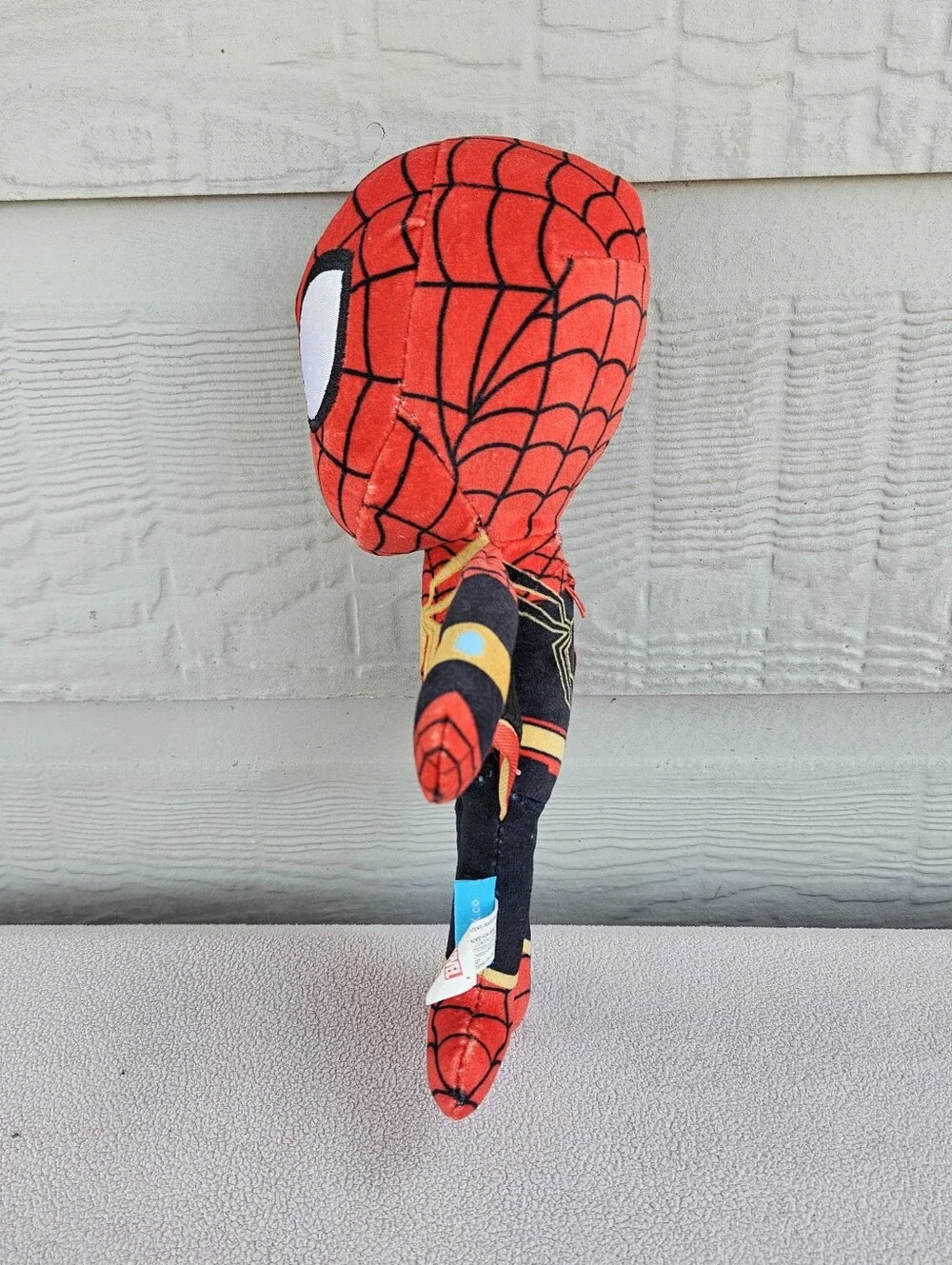 Bark Box Marvel Spiderman Far From Home Iron Spider Man Dog Toy Squeak M/L